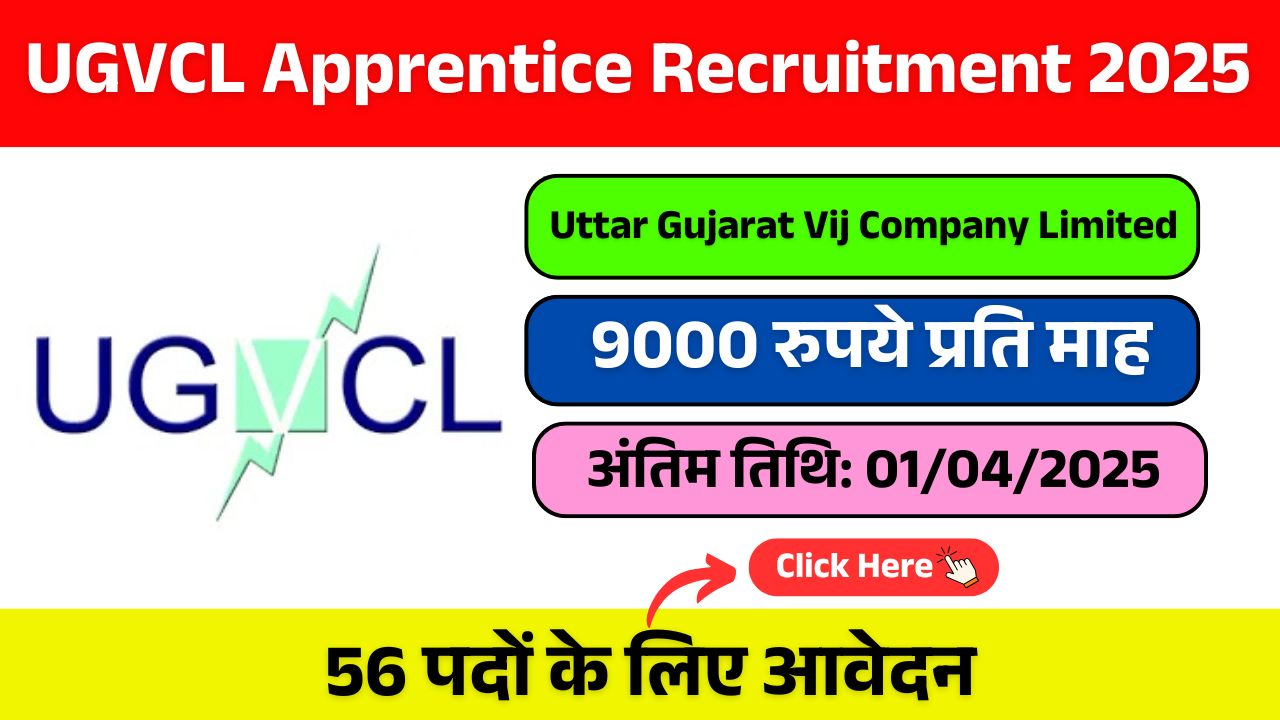 UGVCL Apprentice Recruitment 2025