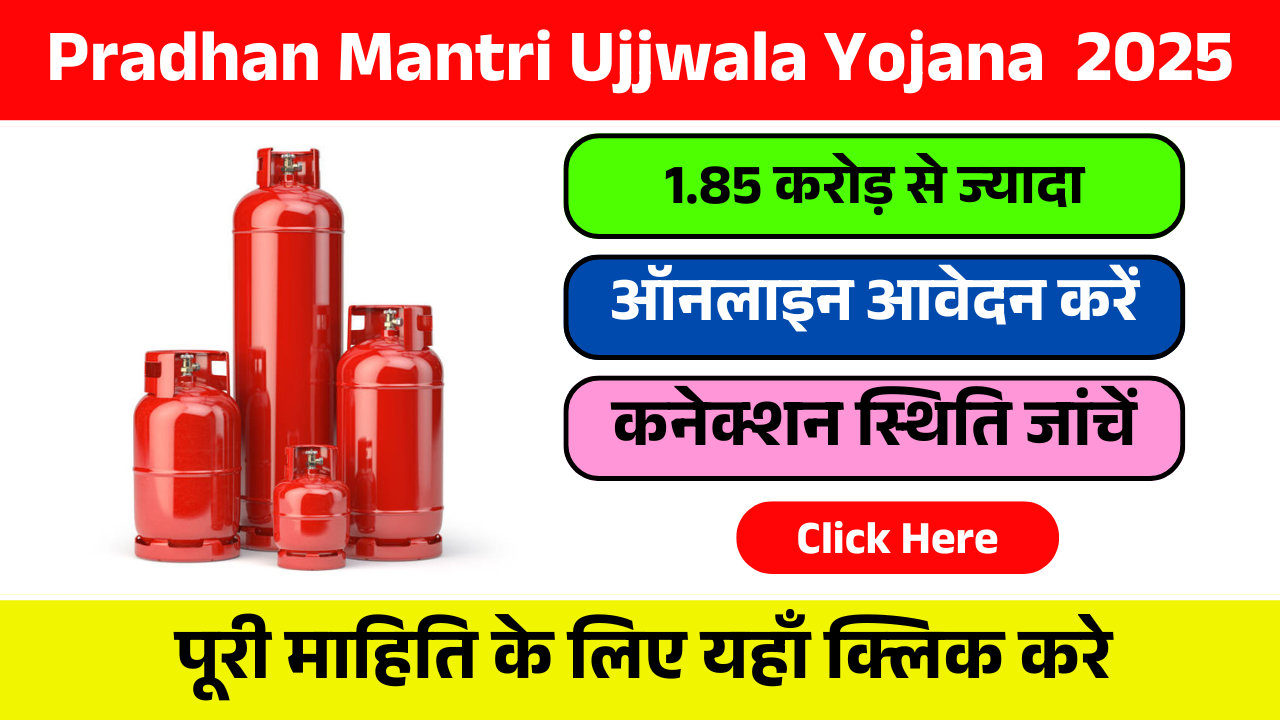 Pradhan Mantri Ujjwala Yojana (PMUY) 2025: ऑनलाइन आवेदन करें, और कनेक्शन स्थिति जांचें