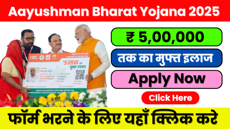Aayushman Bharat Yojana 2025: 5 लाख तक का मुफ्त इलाज | ऐसे करें आवेदन