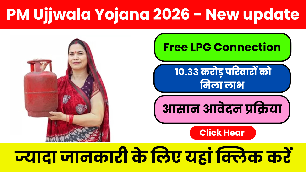 PM Ujjwala Yojana 2026 – लाभार्थी आंकड़े और आवेदन प्रक्रिया