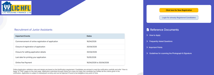 LIC HFL Junior Assistant jobs 2026