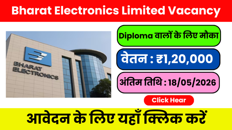 BEL Senior Assistant Engineer Jobs 2026 – Opportunities & Scope