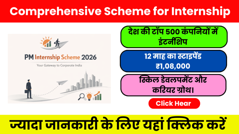 Comprehensive Scheme for Internship Opportunities 2026