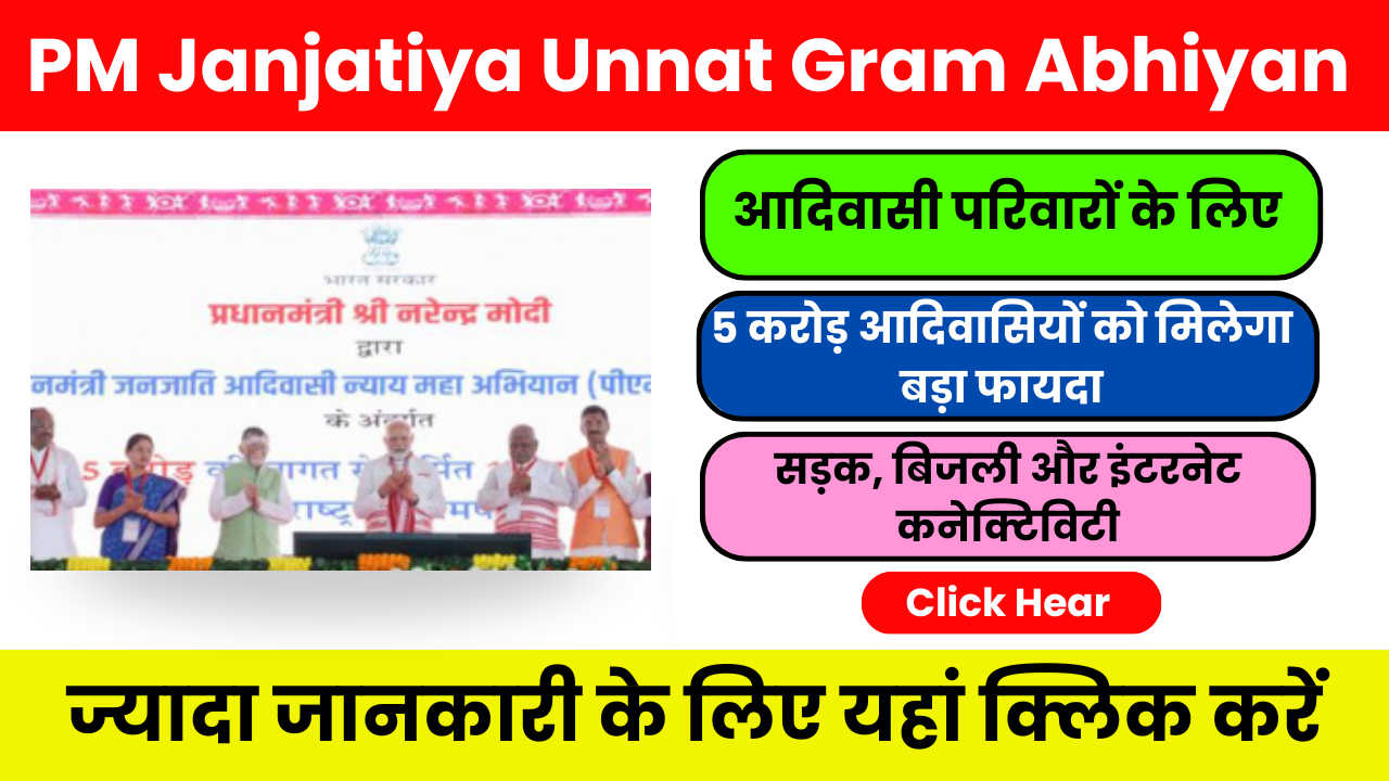 PM Janjatiya Unnat Gram Abhiyan 2026: आदिवासी गांवों के विकास की नई क्रांति